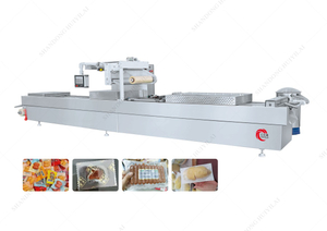 DZR 620 520 420 Gro&szlig;er intelligenter Manipulator Stretchfolien-Vakuumverpackungsmaschine Hochgeschwindigkeits-Stretchfolien-Vakuumverpackungsmaschine f&uuml;r Rindfleisch
